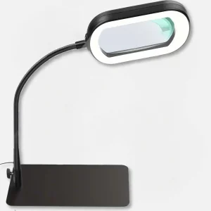 Loupe lumineuse sur pied pour une lecture confortable