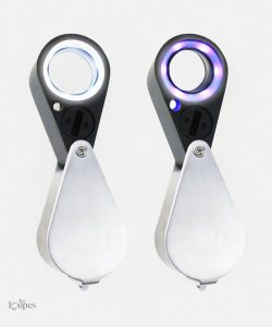 Loupe LED avec grossissement triplet, idéale pour l'orfèvrerie