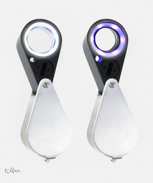 Loupe LED avec grossissement triplet, idéale pour l'orfèvrerie