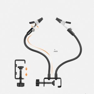 Loupe avec troisième main pour travaux de précision et bricolage