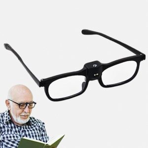 Lunettes de lecture pratiques avec loupe intégrée pour la vision rapprochée