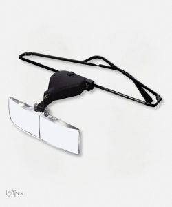 Lunette-loupe ergonomique pour la basse vision