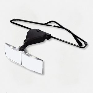 Lunette-loupe ergonomique pour la basse vision