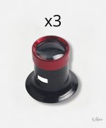 Petite loupe de bijoutier pour un grossissement précis